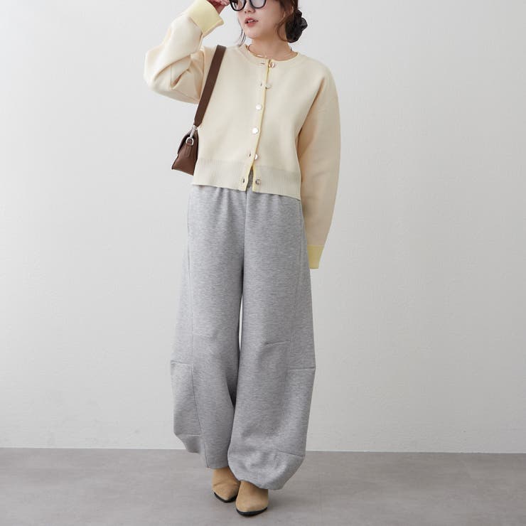 リラックスカーブパンツ | RMAF　NICE CLAUP / OLIVE des OLIVE | 詳細画像8 