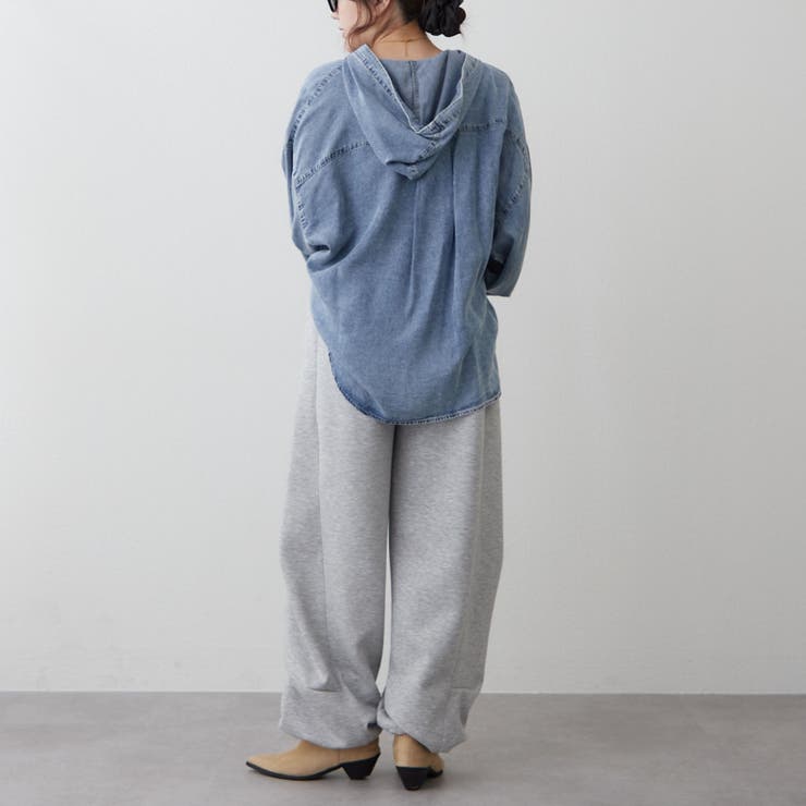 リラックスカーブパンツ | RMAF　NICE CLAUP / OLIVE des OLIVE | 詳細画像12 