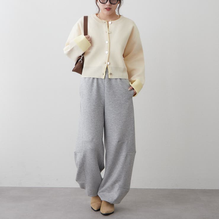 リラックスカーブパンツ | RMAF　NICE CLAUP / OLIVE des OLIVE | 詳細画像6 