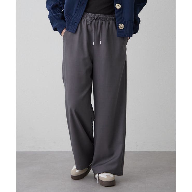 リラックスワイドパンツ | RMAF　NICE CLAUP / OLIVE des OLIVE | 詳細画像1 