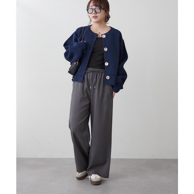 リラックスワイドパンツ | RMAF　NICE CLAUP / OLIVE des OLIVE | 詳細画像6 