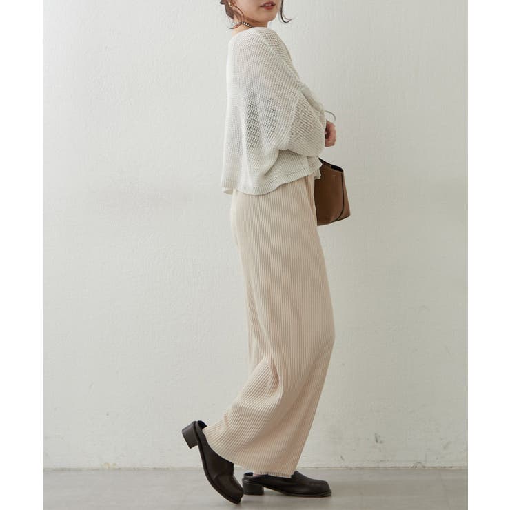 リブイージーリラックスパンツ | RMAF　NICE CLAUP / OLIVE des OLIVE | 詳細画像9 