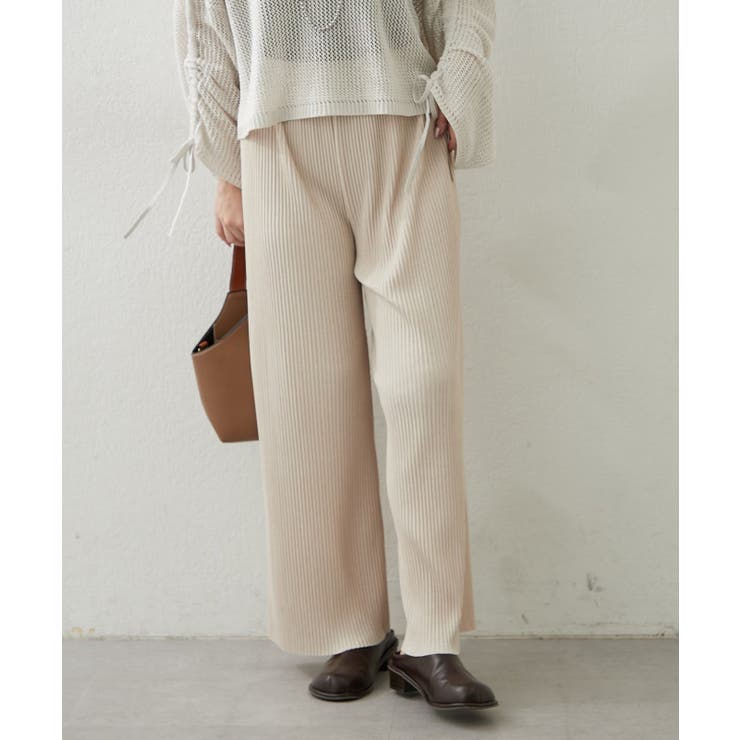 リブイージーリラックスパンツ | RMAF　NICE CLAUP / OLIVE des OLIVE | 詳細画像2 