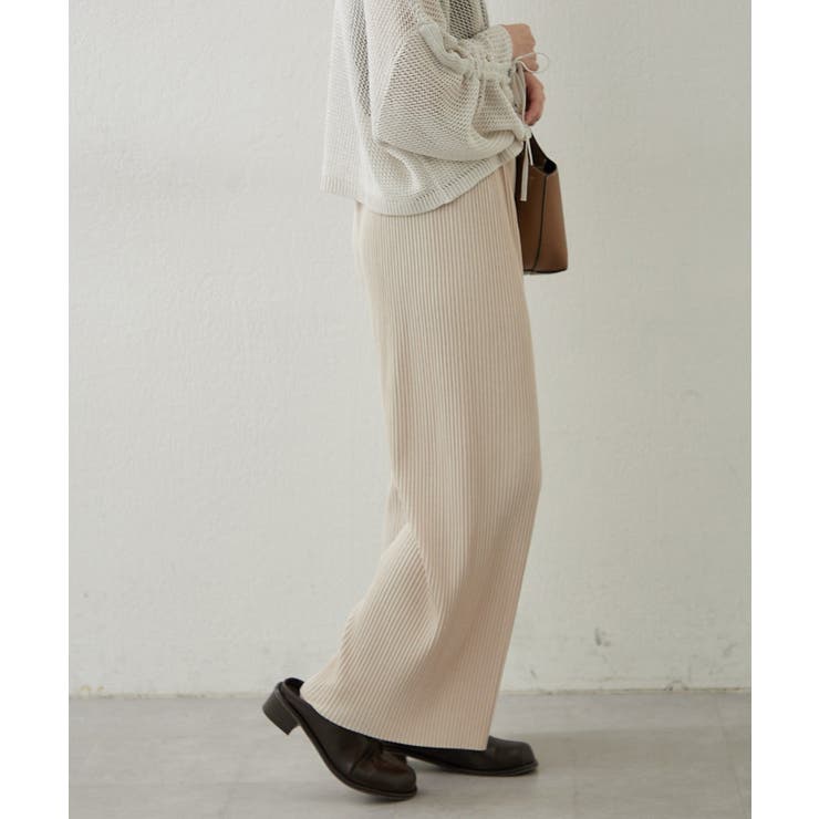 リブイージーリラックスパンツ | RMAF　NICE CLAUP / OLIVE des OLIVE | 詳細画像5 