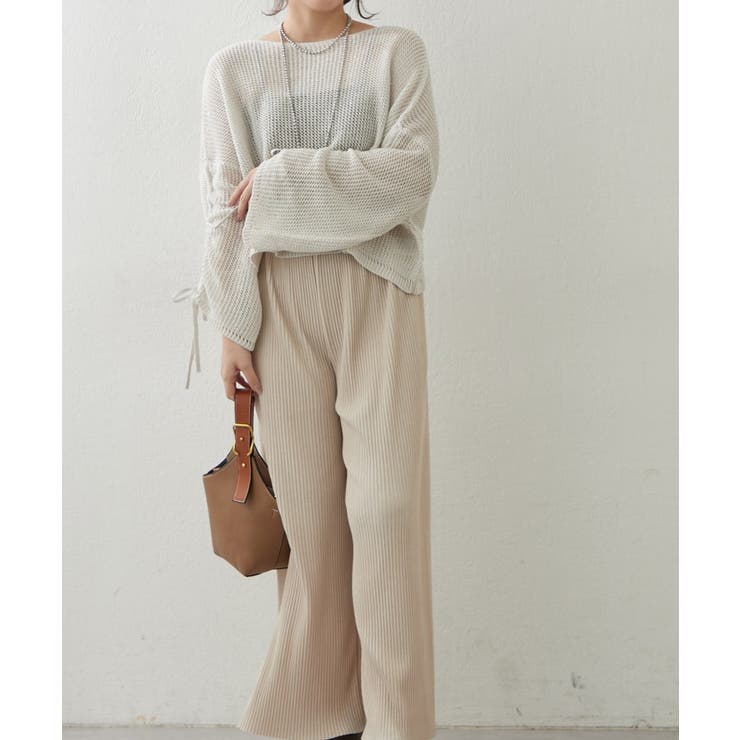 リブイージーリラックスパンツ | RMAF　NICE CLAUP / OLIVE des OLIVE | 詳細画像6 