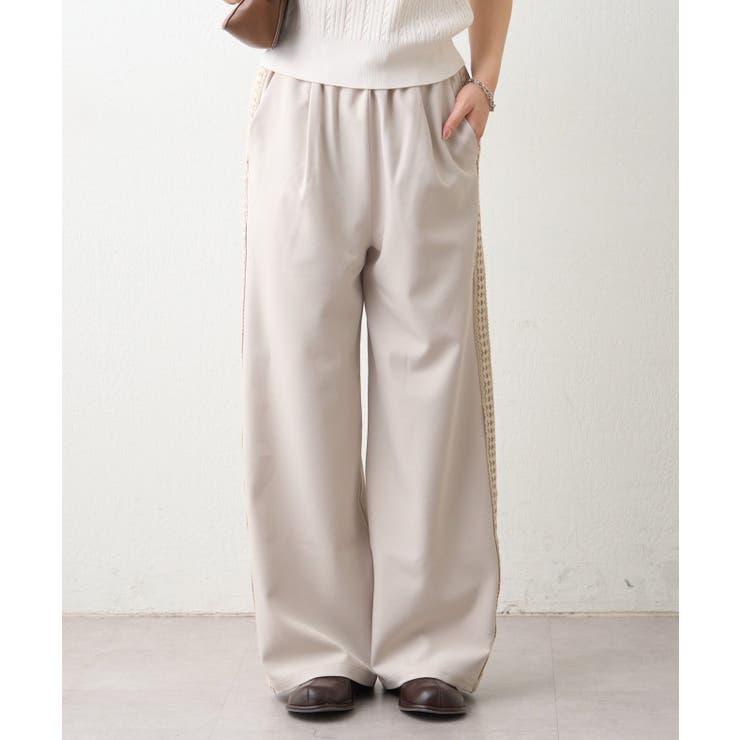 サイドレース イージーパンツ | RMAF　NICE CLAUP / OLIVE des OLIVE | 詳細画像11 