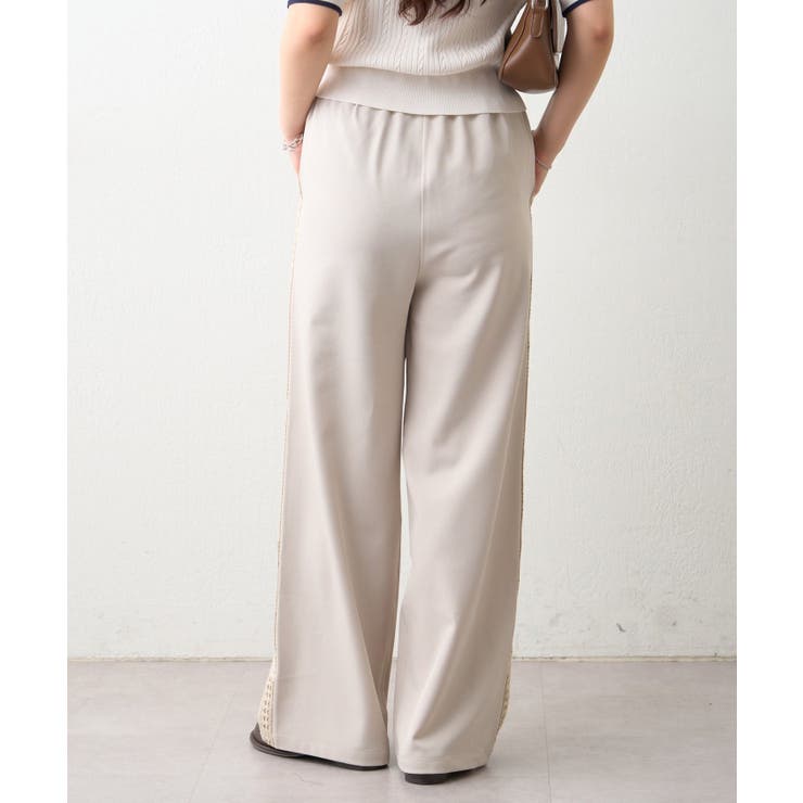 サイドレース イージーパンツ | RMAF　NICE CLAUP / OLIVE des OLIVE | 詳細画像13 