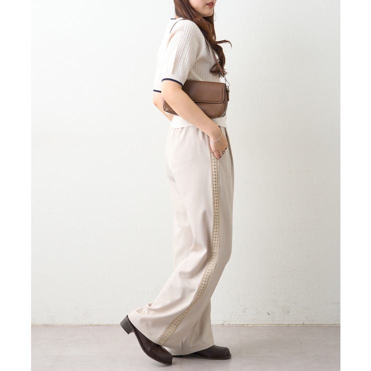 サイドレース イージーパンツ | RMAF　NICE CLAUP / OLIVE des OLIVE | 詳細画像16 