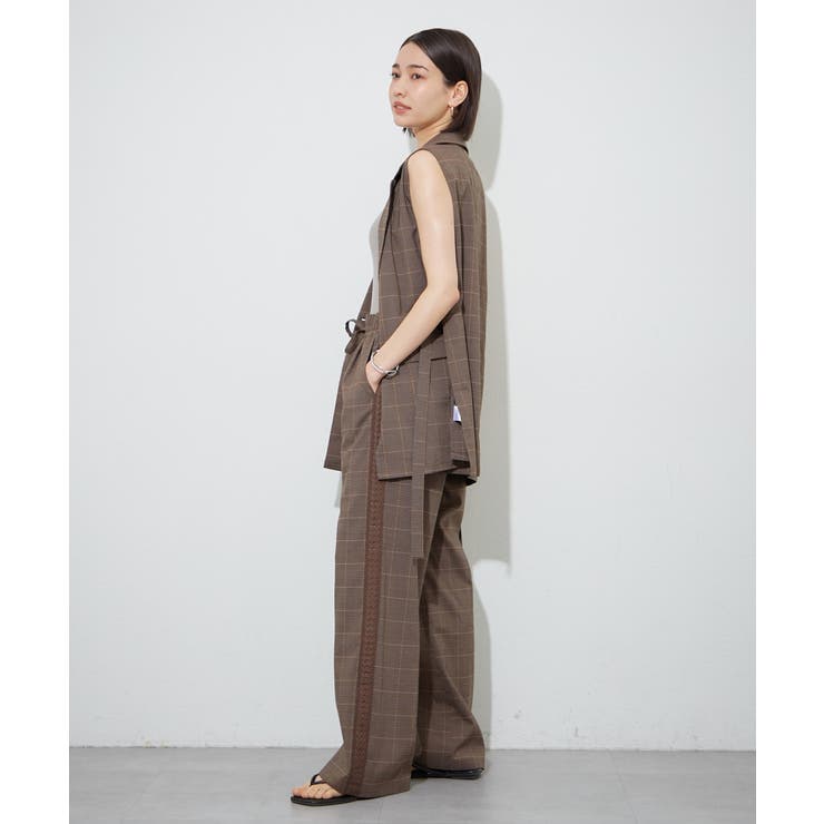 サイドレース イージーパンツ | RMAF　NICE CLAUP / OLIVE des OLIVE | 詳細画像31 