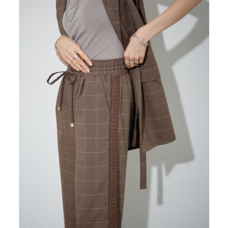サイドレース イージーパンツ | RMAF　NICE CLAUP / OLIVE des OLIVE | 詳細画像28 