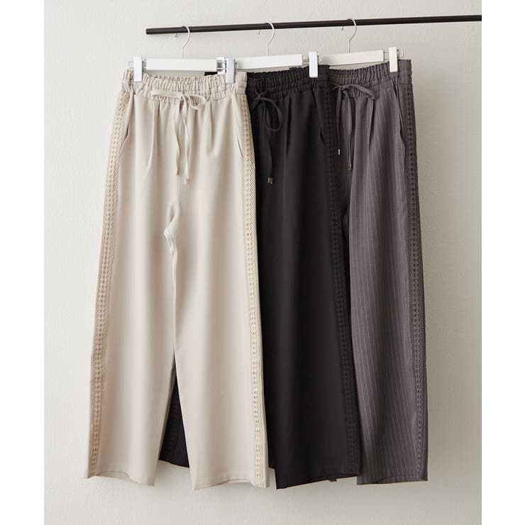 サイドレース イージーパンツ | RMAF　NICE CLAUP / OLIVE des OLIVE | 詳細画像23 