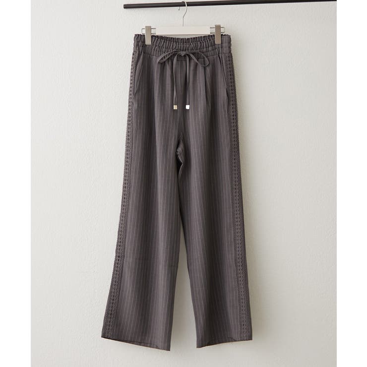 サイドレース イージーパンツ | RMAF　NICE CLAUP / OLIVE des OLIVE | 詳細画像24 