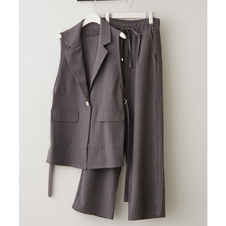 サイドレース イージーパンツ | RMAF　NICE CLAUP / OLIVE des OLIVE | 詳細画像25 