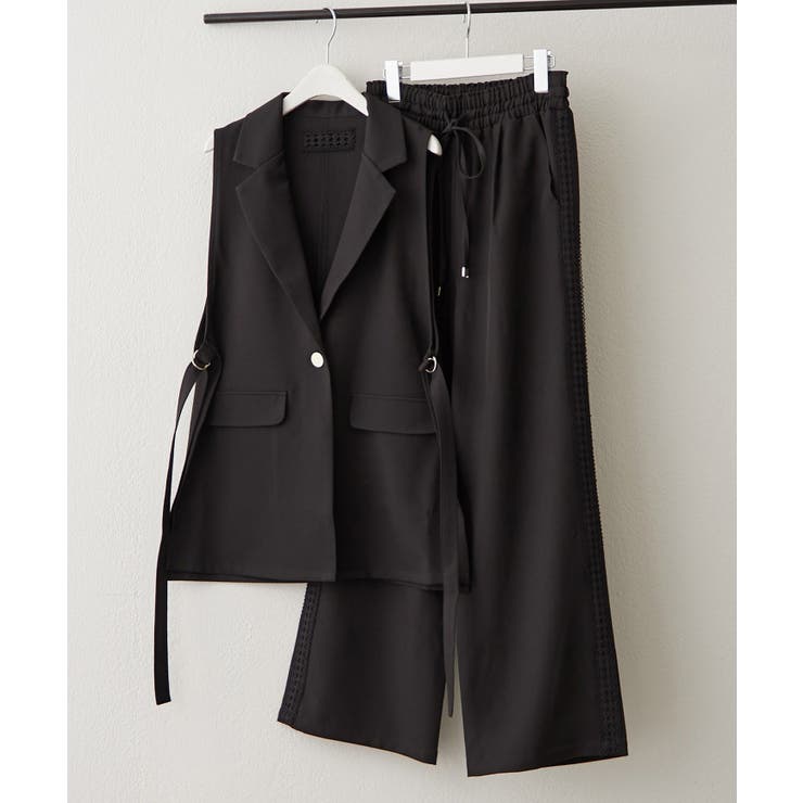 サイドレース イージーパンツ | RMAF　NICE CLAUP / OLIVE des OLIVE | 詳細画像27 