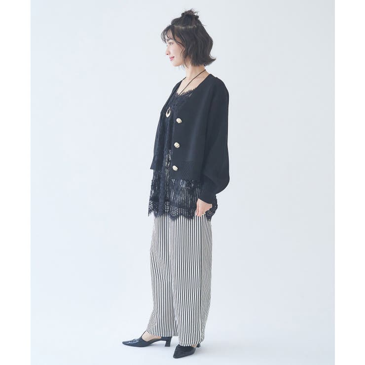 ストライプイージーパンツ | RMAF　NICE CLAUP / OLIVE des OLIVE | 詳細画像33 