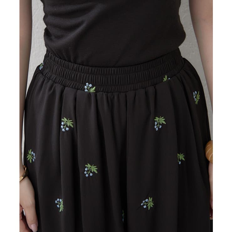 【セットアップ対応】花刺繍イージーパンツ | RMAF　NICE CLAUP / OLIVE des OLIVE | 詳細画像20 