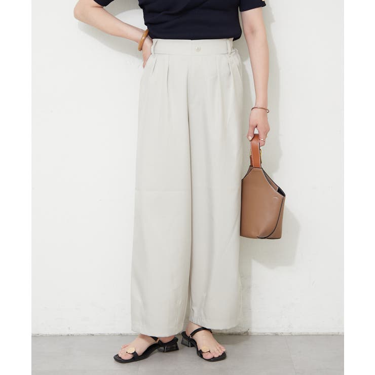 グレージュ | バレルレッグパンツ | RMAF　NICE CLAUP / OLIVE des OLIVE