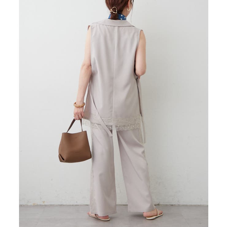 【セットアップ対応】サイドレースパンツ | RMAF　NICE CLAUP / OLIVE des OLIVE | 詳細画像8 