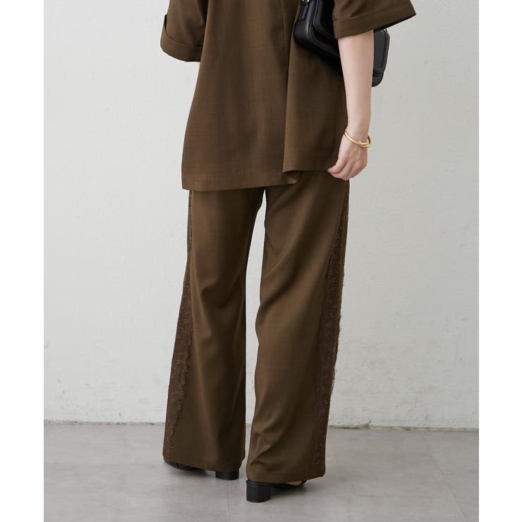 【セットアップ対応】サイドレースパンツ | RMAF　NICE CLAUP / OLIVE des OLIVE | 詳細画像11 