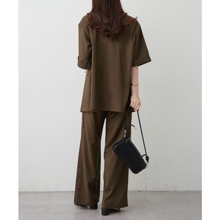 【セットアップ対応】サイドレースパンツ | RMAF　NICE CLAUP / OLIVE des OLIVE | 詳細画像15 