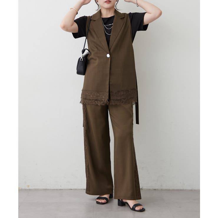 【セットアップ対応】サイドレースパンツ | RMAF　NICE CLAUP / OLIVE des OLIVE | 詳細画像16 