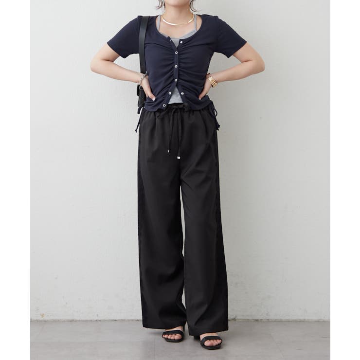 【セットアップ対応】サイドレースパンツ | RMAF　NICE CLAUP / OLIVE des OLIVE | 詳細画像24 