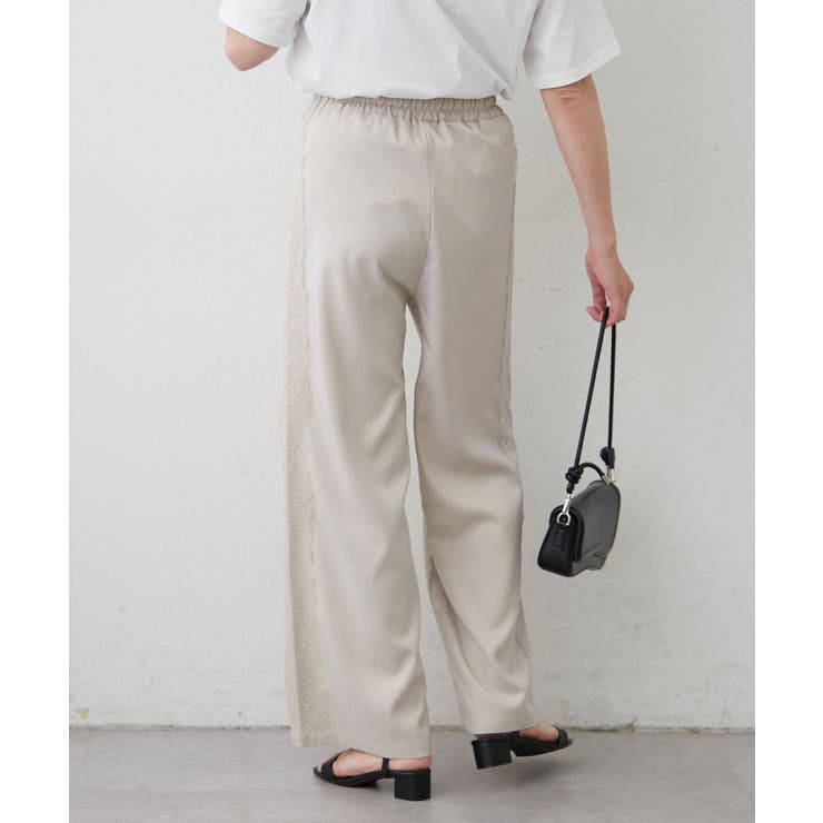 【セットアップ対応】サイドレースパンツ | RMAF　NICE CLAUP / OLIVE des OLIVE | 詳細画像4 