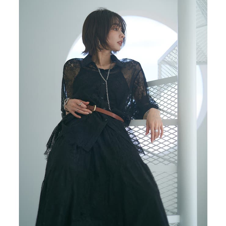 【セットアップ対応】ひげレースシャツ | RMAF　NICE CLAUP / OLIVE des OLIVE | 詳細画像18 