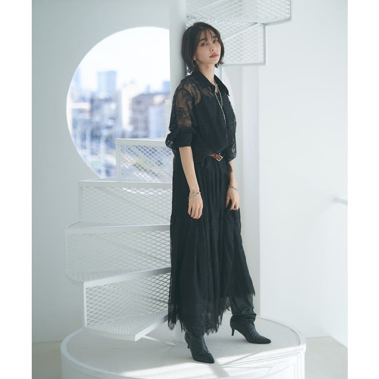 【セットアップ対応】ひげレースシャツ | RMAF　NICE CLAUP / OLIVE des OLIVE | 詳細画像20 