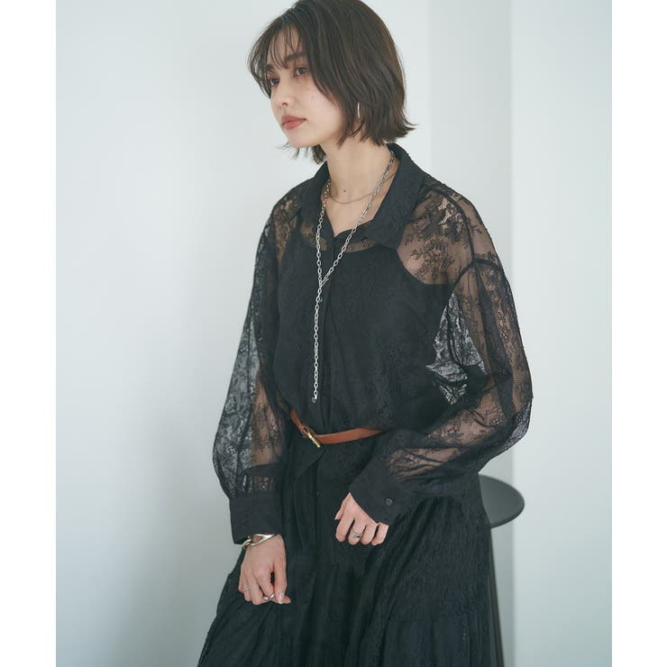 【セットアップ対応】ひげレースシャツ | RMAF　NICE CLAUP / OLIVE des OLIVE | 詳細画像23 