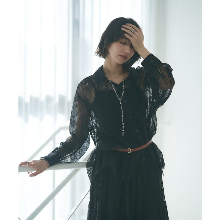 【セットアップ対応】ひげレースシャツ | RMAF　NICE CLAUP / OLIVE des OLIVE | 詳細画像26 