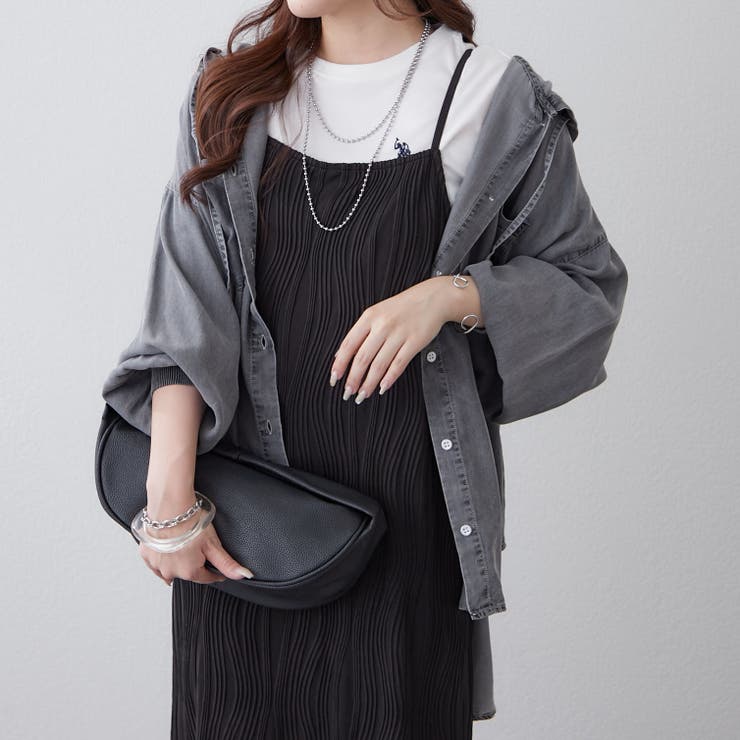 デニムパーカーシャツ | RMAF　NICE CLAUP / OLIVE des OLIVE | 詳細画像1 