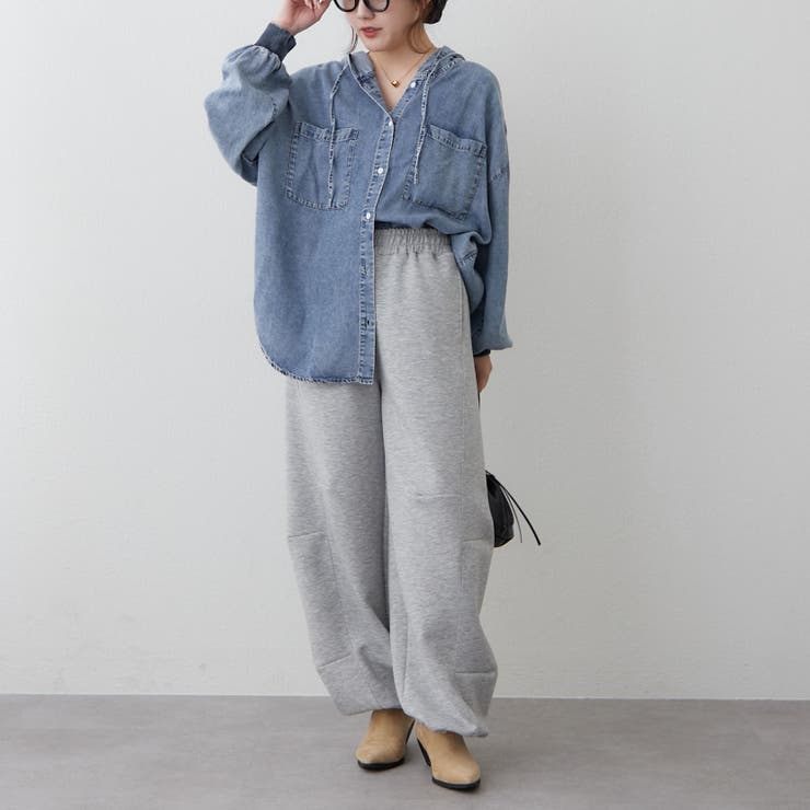 デニムパーカーシャツ | RMAF　NICE CLAUP / OLIVE des OLIVE | 詳細画像17 