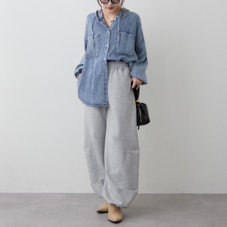 デニムパーカーシャツ | RMAF　NICE CLAUP / OLIVE des OLIVE | 詳細画像18 