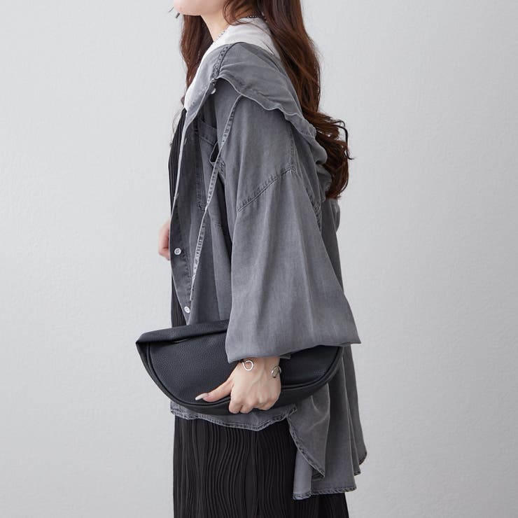 デニムパーカーシャツ | RMAF　NICE CLAUP / OLIVE des OLIVE | 詳細画像3 