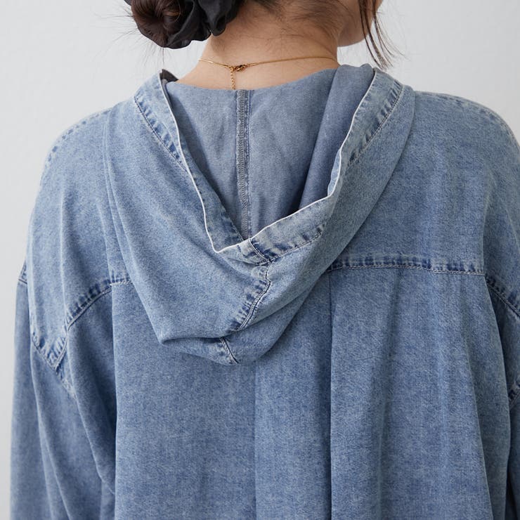 デニムパーカーシャツ | RMAF　NICE CLAUP / OLIVE des OLIVE | 詳細画像27 