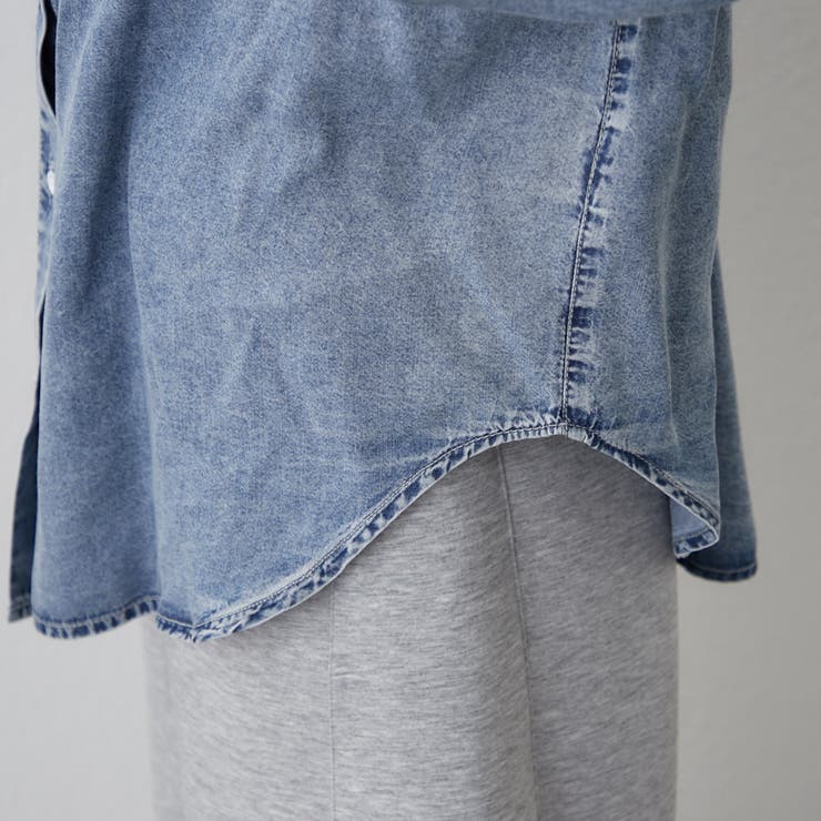 デニムパーカーシャツ | RMAF　NICE CLAUP / OLIVE des OLIVE | 詳細画像30 