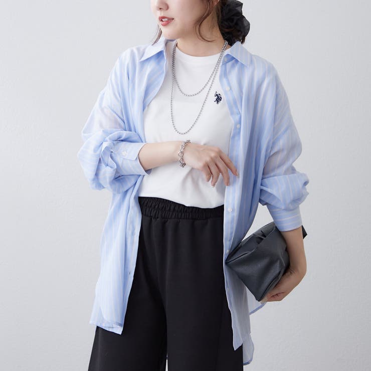 サックス | 3WAYシャツ | RMAF　NICE CLAUP / OLIVE des OLIVE