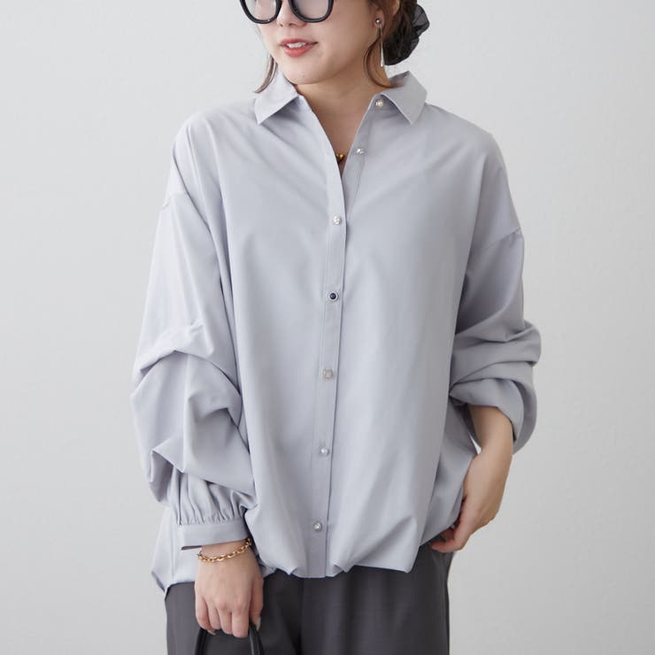 段々袖タケノコタックブラウス | RMAF　NICE CLAUP / OLIVE des OLIVE | 詳細画像7 