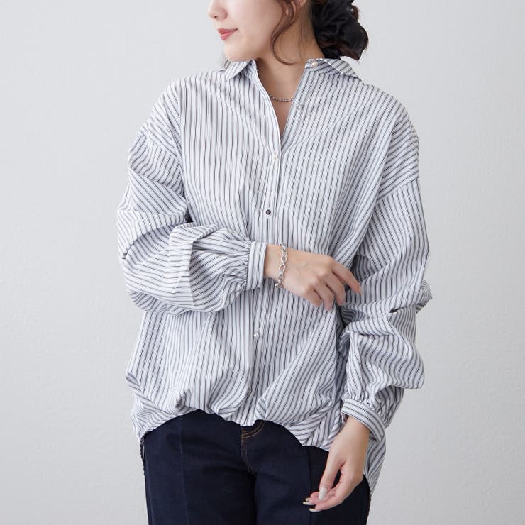 段々袖タケノコタックブラウス | RMAF　NICE CLAUP / OLIVE des OLIVE | 詳細画像12 