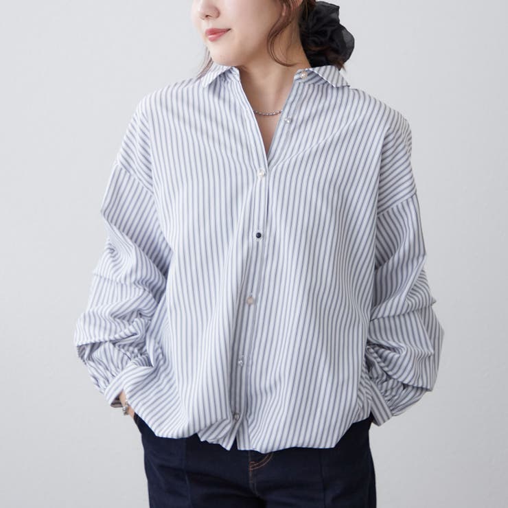 段々袖タケノコタックブラウス | RMAF　NICE CLAUP / OLIVE des OLIVE | 詳細画像13 