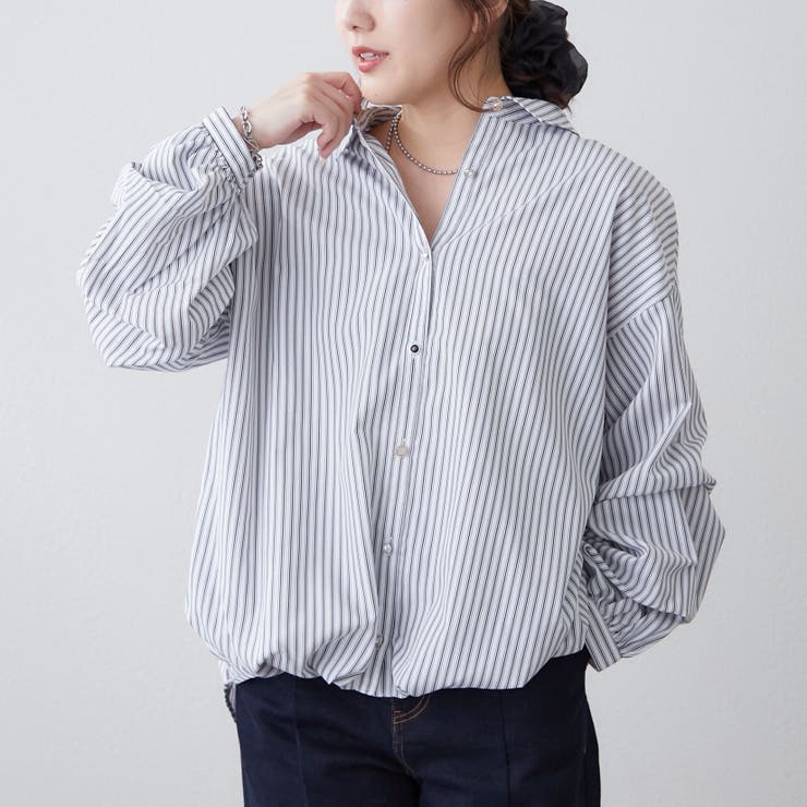 段々袖タケノコタックブラウス | RMAF　NICE CLAUP / OLIVE des OLIVE | 詳細画像14 