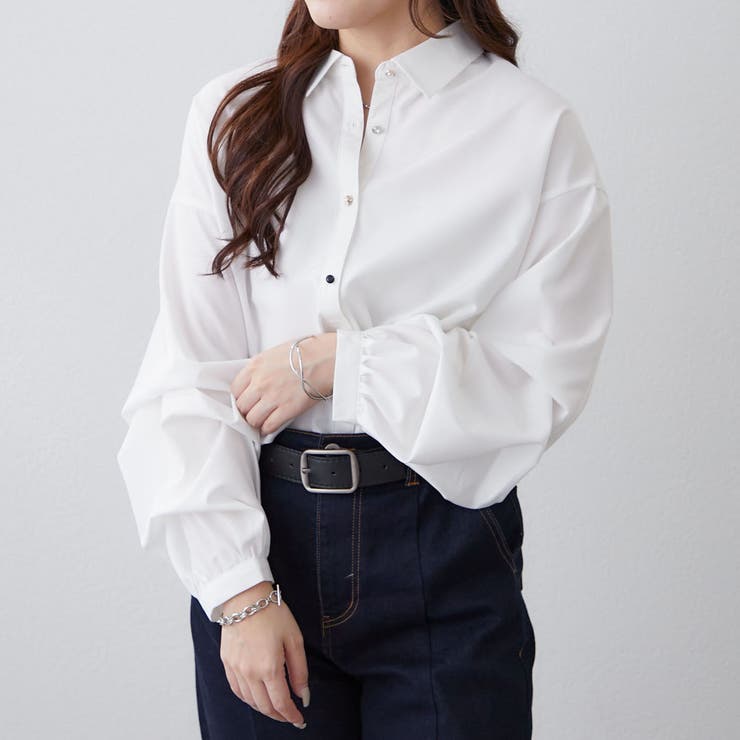 段々袖タケノコタックブラウス | RMAF　NICE CLAUP / OLIVE des OLIVE | 詳細画像2 