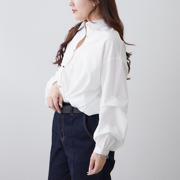 段々袖タケノコタックブラウス | RMAF　NICE CLAUP / OLIVE des OLIVE | 詳細画像4 