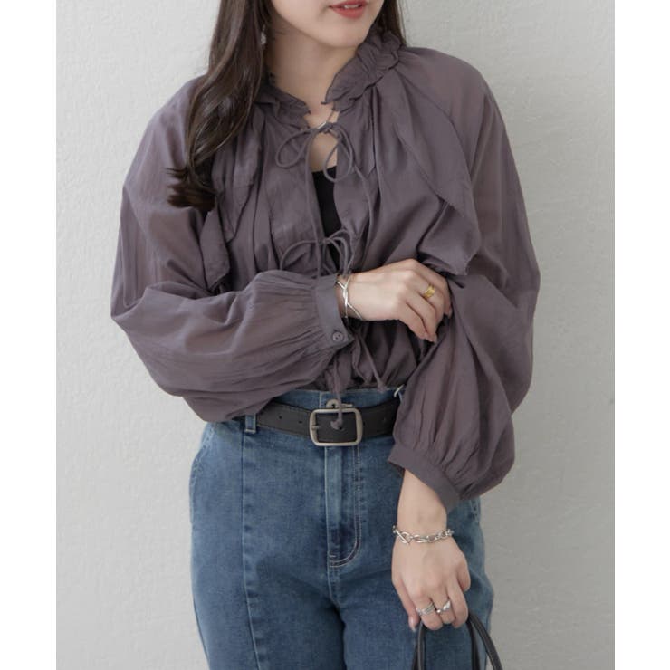 フリルブラウス | RMAF　NICE CLAUP / OLIVE des OLIVE | 詳細画像8 