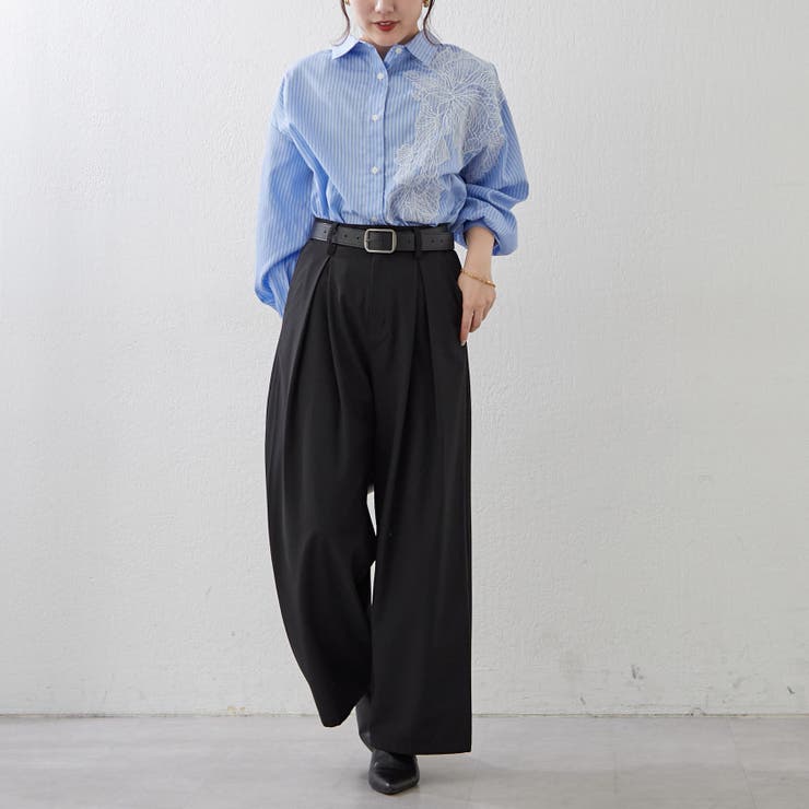 レース切替シャツ | RMAF　NICE CLAUP / OLIVE des OLIVE | 詳細画像9 