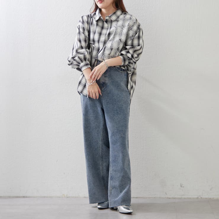 レース切替シャツ | RMAF　NICE CLAUP / OLIVE des OLIVE | 詳細画像17 