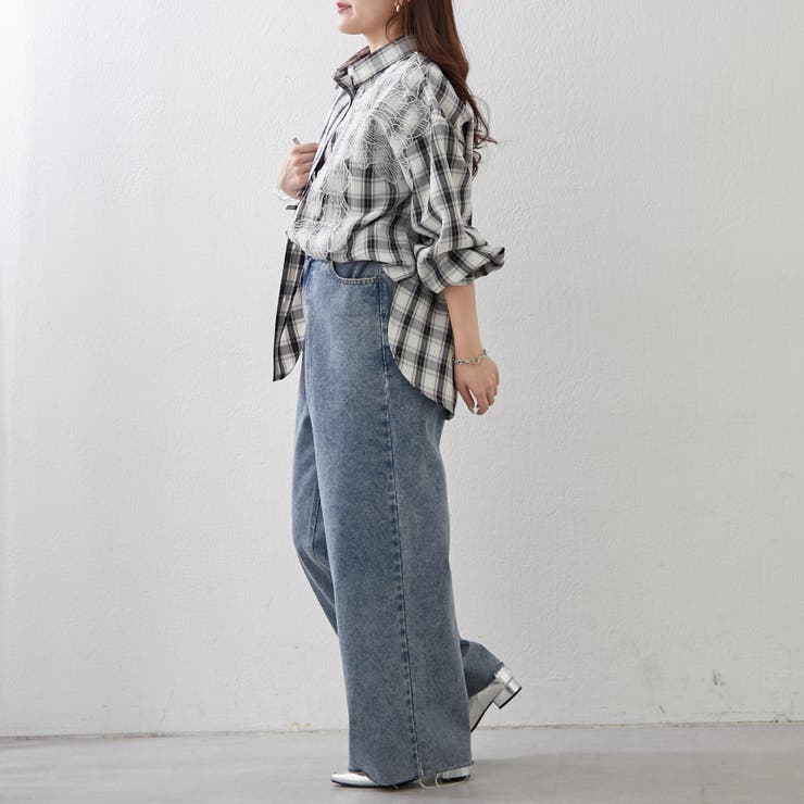 レース切替シャツ | RMAF　NICE CLAUP / OLIVE des OLIVE | 詳細画像18 