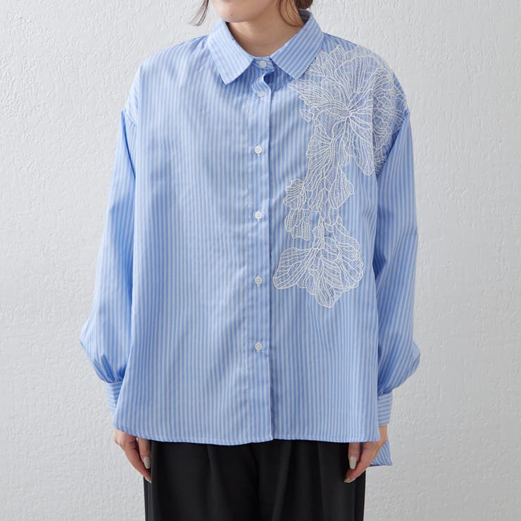 レース切替シャツ | RMAF　NICE CLAUP / OLIVE des OLIVE | 詳細画像29 