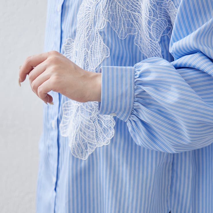 レース切替シャツ | RMAF　NICE CLAUP / OLIVE des OLIVE | 詳細画像34 